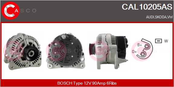 Генератор brand new hq CASCO CAL10205AS