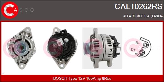 Генератор reman CASCO CAL10262RS