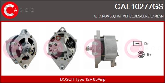 Генератор genuine CASCO CAL10277GS