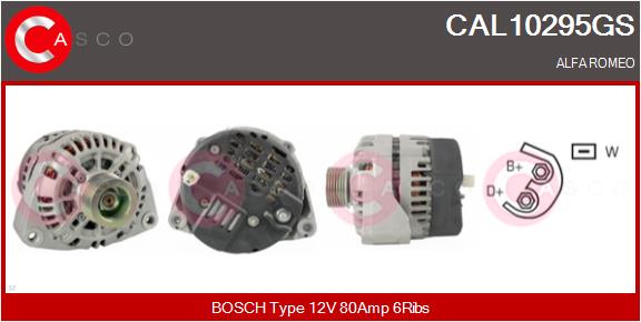 Генератор genuine CASCO CAL10295GS