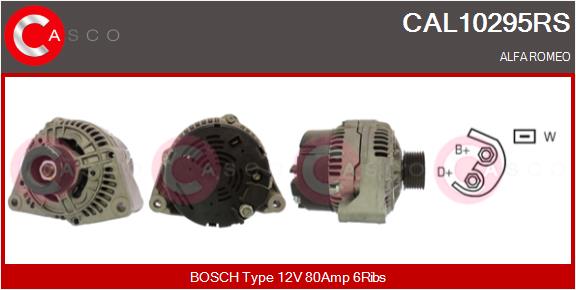 Генератор reman CASCO CAL10295RS