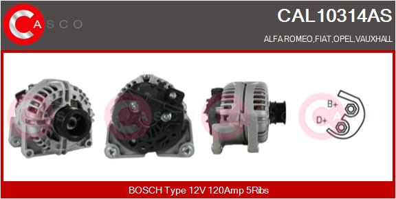 Генератор brand new hq CASCO CAL10314AS