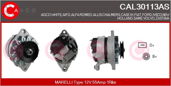 Генератор brand new hq CASCO CAL30113AS