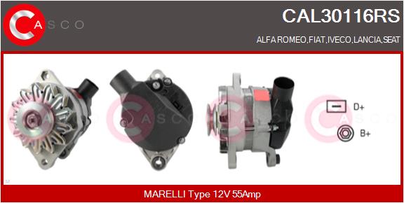 Генератор reman CASCO CAL30116RS
