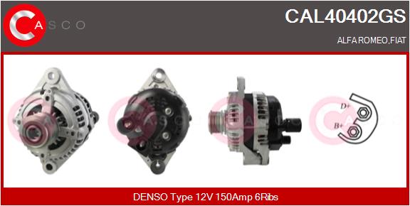 Генератор genuine CASCO CAL40402GS