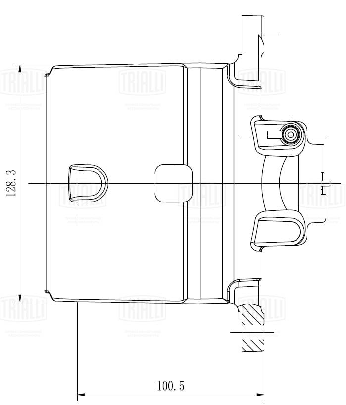 Тормозной суппорт TRIALLI CF 012117
