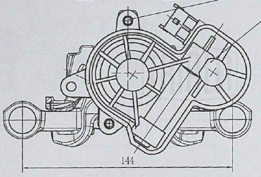 Тормозной суппорт TRIALLI CF 102011