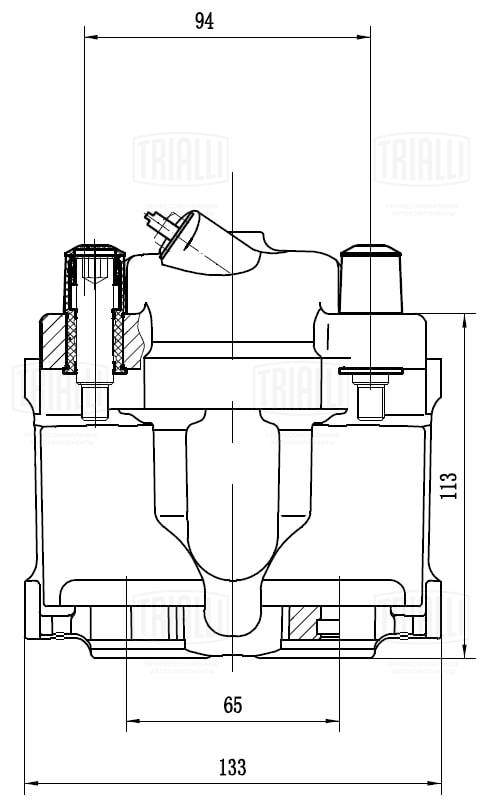 Тормозной суппорт TRIALLI CF 102070