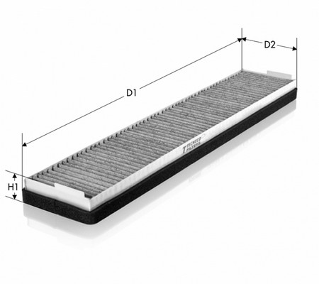 Фильтр воздух во внутренном пространстве TECNECO FILTERS CK5662C