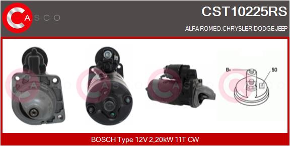 Стартер reman CASCO CST10225RS