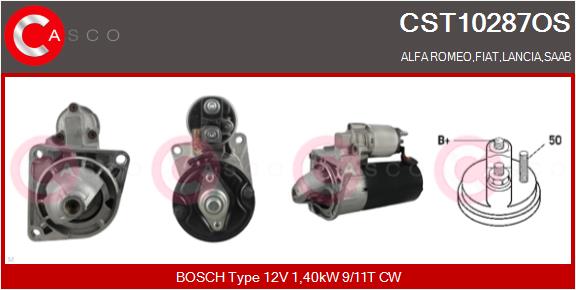 Стартер reman - no core value CASCO CST10287OS