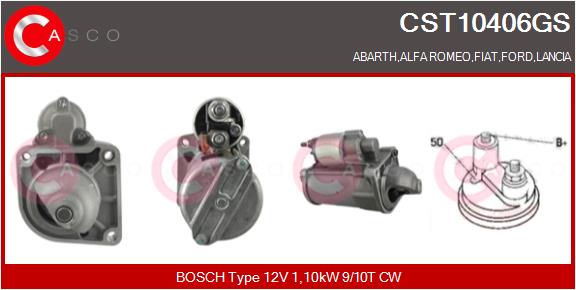 Стартер genuine CASCO CST10406GS