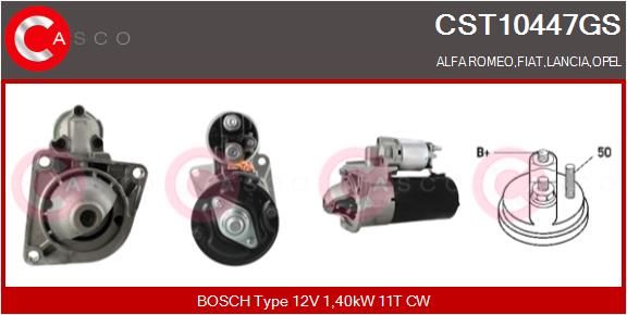 Стартер genuine CASCO CST10447GS