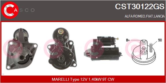 Стартер genuine CASCO CST30122GS