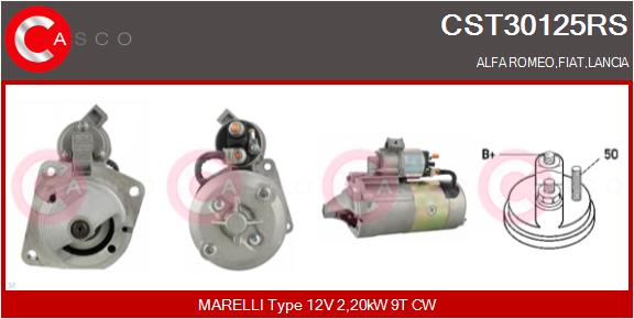 Стартер reman CASCO CST30125RS