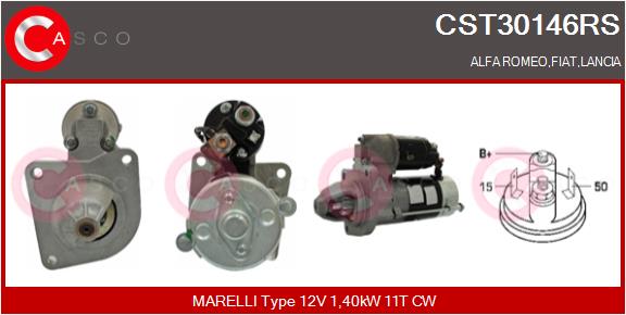 Стартер reman CASCO CST30146RS