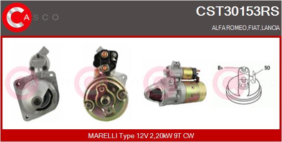Стартер reman CASCO CST30153RS
