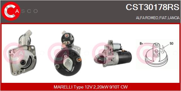Стартер reman CASCO CST30178RS