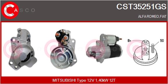 Стартер genuine CASCO CST35251GS
