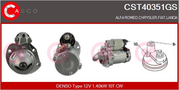 Стартер genuine CASCO CST40351GS