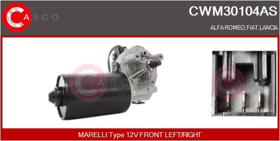 Двигатель стеклоочистителя brand new hq CASCO CWM30104AS