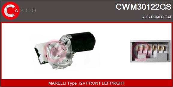 Двигатель стеклоочистителя genuine CASCO CWM30122GS