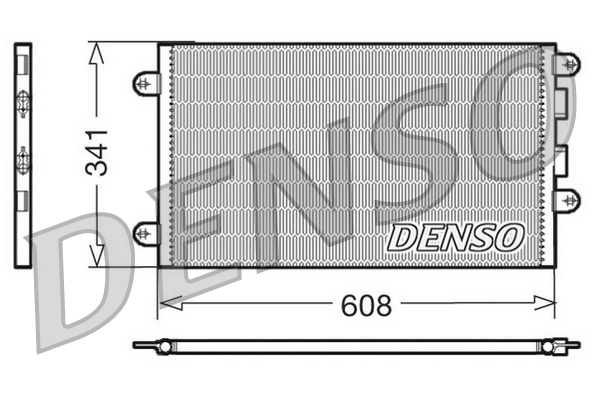 Конденсатор кондиционер DENSO DCN01012