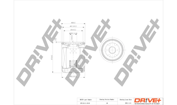 Масляный фильтр DR!VE+ DP1110.11.0110