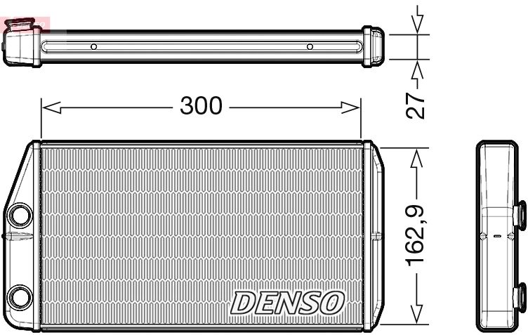 Теплообменник отопление салона DENSO DRR01002