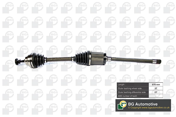 Приводной вал BGA DS0902R
