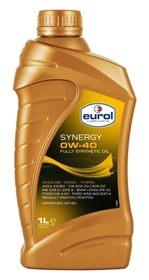 Моторное масло eurol synergy 0w-40 EUROL E100064