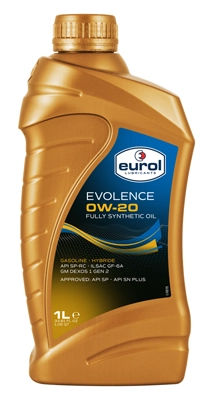 Моторное масло eurol evolence 0w-20 EUROL E100128