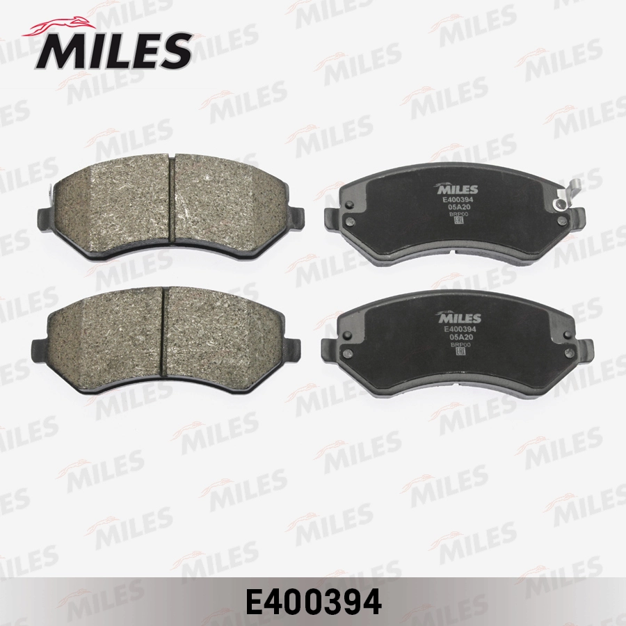 Комплект тормозных колодок дисковый тормоз MILES E400394