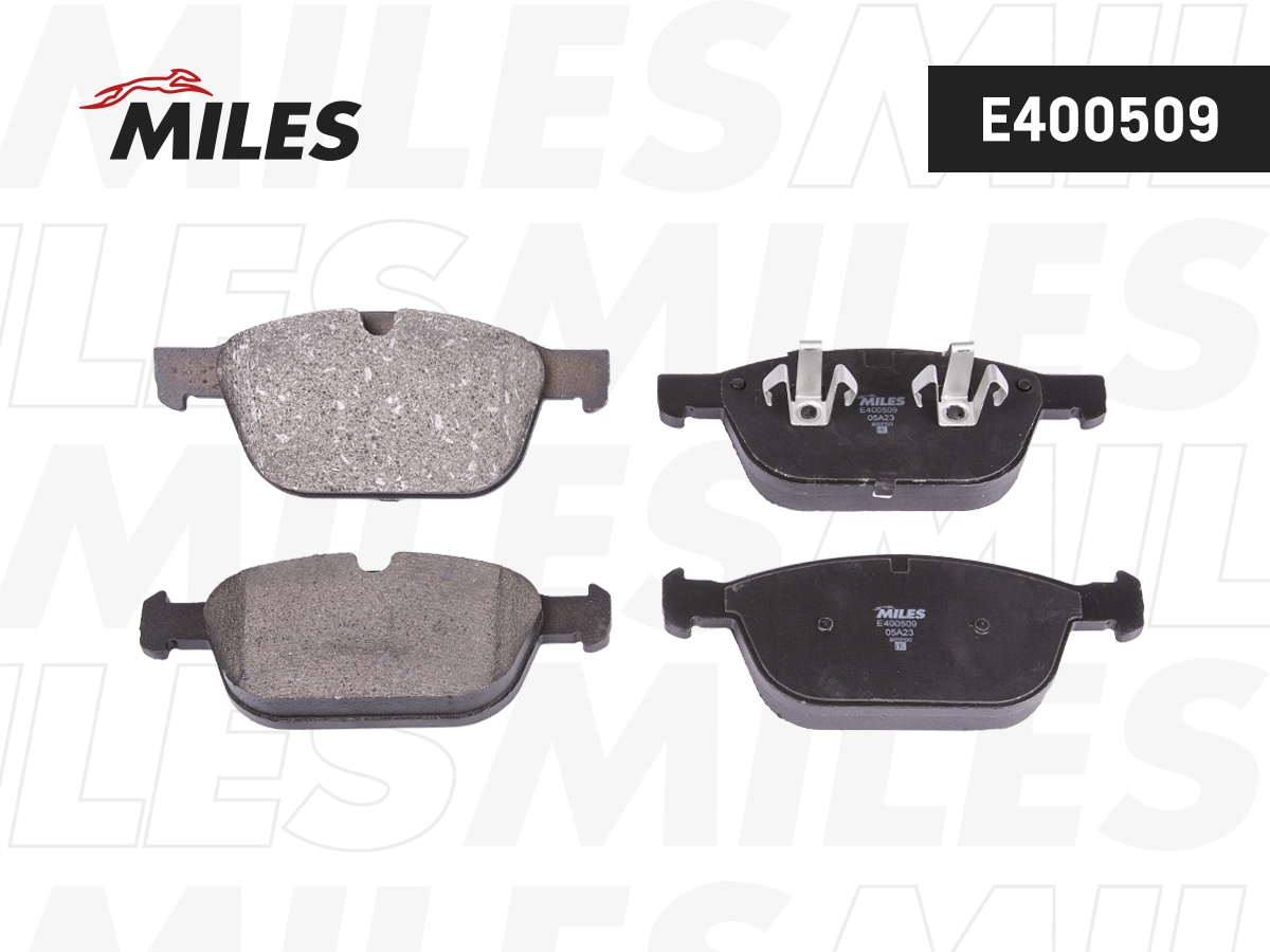 Комплект тормозных колодок дисковый тормоз MILES E400509