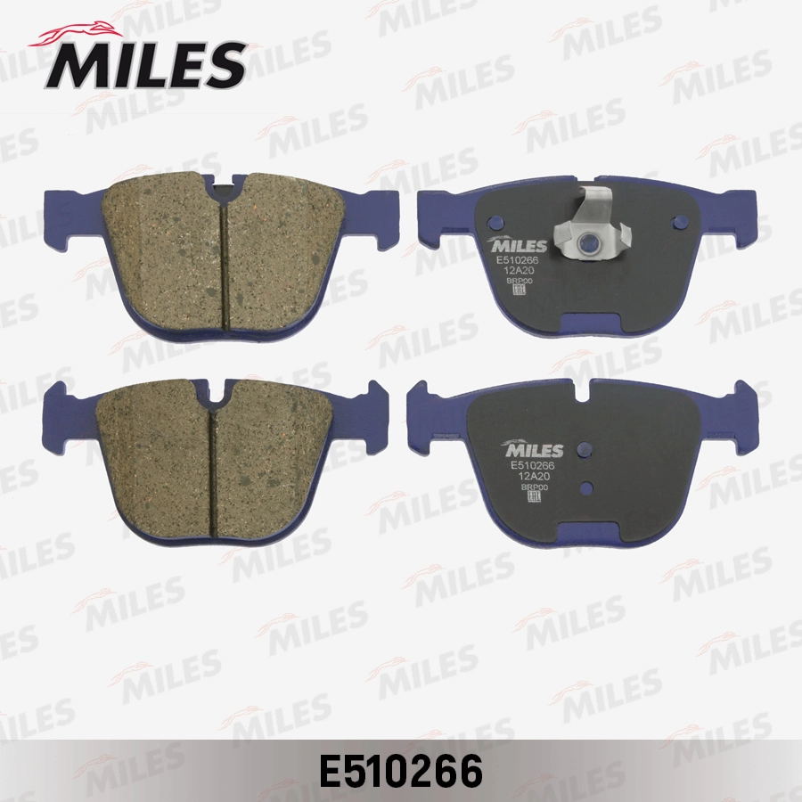 Комплект тормозных колодок дисковый тормоз MILES E510266