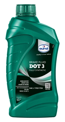 Тормозная жидкость eurol brake fluid dot 3 EUROL E801300