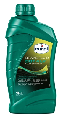Тормозная жидкость eurol brake fluid dot 4 lv EUROL E801410