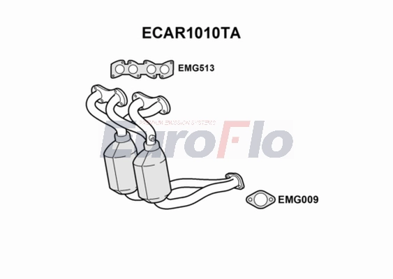 Катализатор EUROFLO ECAR1010TA