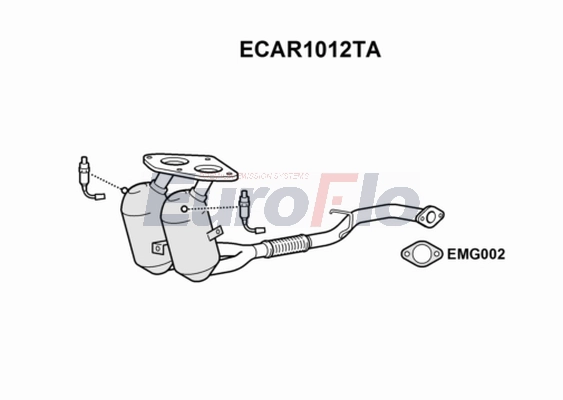 Катализатор EUROFLO ECAR1012TA