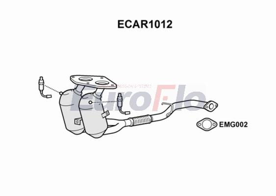 Катализатор EUROFLO ECAR1012