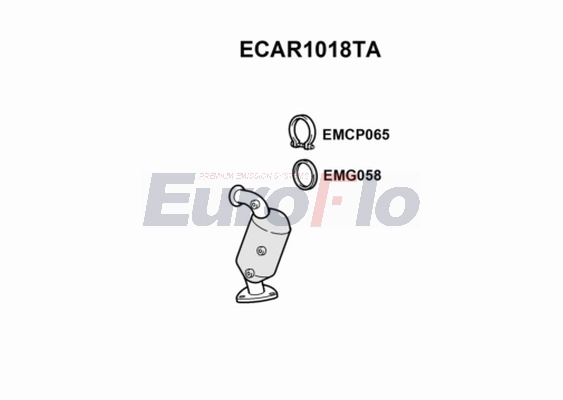 Катализатор EUROFLO ECAR1018TA
