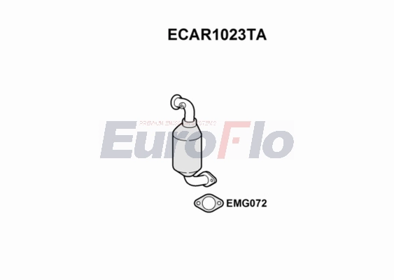 Катализатор EUROFLO ECAR1023TA