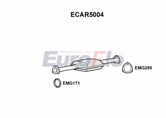 Катализатор EUROFLO ECAR5004