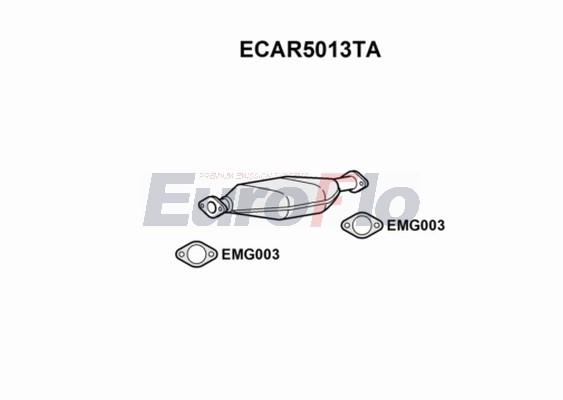 Катализатор EUROFLO ECAR5013TA