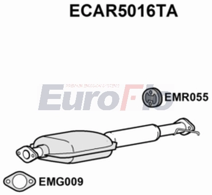 Катализатор EUROFLO ECAR5016TA