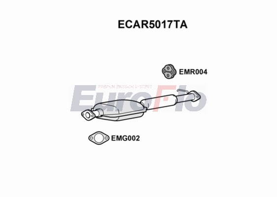 Катализатор EUROFLO ECAR5017TA
