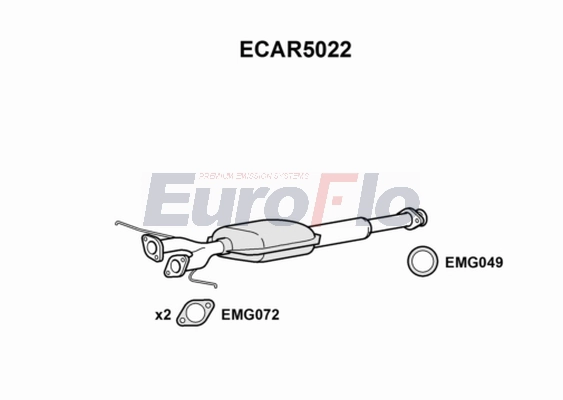 Катализатор EUROFLO ECAR5022