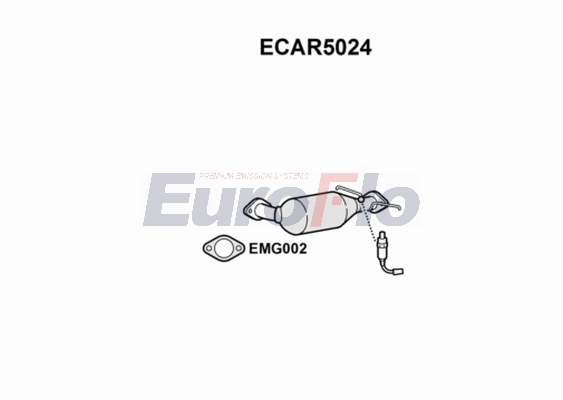 Катализатор EUROFLO ECAR5024