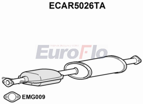 Катализатор EUROFLO ECAR5026TA