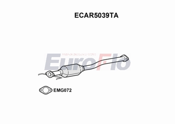 Катализатор EUROFLO ECAR5039TA